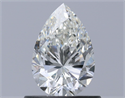 Natural Diamond 0.72 Carats, Pear with  Cut, I Color, VVS1 Clarity and Certified by GIA