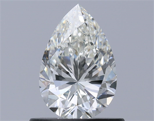 Picture of Natural Diamond 0.72 Carats, Pear with  Cut, I Color, VVS1 Clarity and Certified by GIA