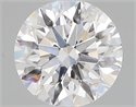 Natural Diamond 0.40 Carats, Round with Excellent Cut, D Color, SI2 Clarity and Certified by GIA