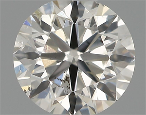 Picture of Natural Diamond 0.50 Carats, Round with Excellent Cut, H Color, SI1 Clarity and Certified by IGI