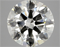 Natural Diamond 5.00 Carats, Round with Excellent Cut, J Color, VS1 Clarity and Certified by IGI