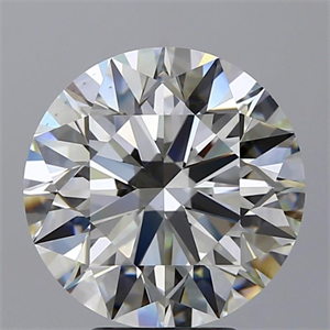 Picture of Natural Diamond 5.02 Carats, Round with Excellent Cut, J Color, SI1 Clarity and Certified by GIA