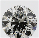 Natural Diamond 0.70 Carats, Round with Good Cut, I Color, I1 Clarity and Certified by GIA