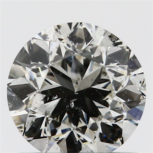 Picture of Natural Diamond 0.70 Carats, Round with Good Cut, I Color, I1 Clarity and Certified by GIA