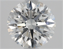 Natural Diamond 1.32 Carats, Round with Excellent Cut, F Color, IF Clarity and Certified by GIA