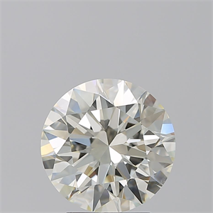 Picture of Natural Diamond 3.01 Carats, Round with Excellent Cut, J Color, VS1 Clarity and Certified by IGI