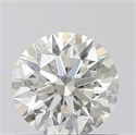 Natural Diamond 0.55 Carats, Round with Excellent Cut, H Color, SI2 Clarity and Certified by IGI