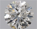 Natural Diamond 0.40 Carats, Round with Excellent Cut, H Color, SI1 Clarity and Certified by GIA