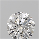 Natural Diamond 0.42 Carats, Round with Excellent Cut, G Color, VVS2 Clarity and Certified by GIA