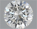 Natural Diamond 0.41 Carats, Round with Excellent Cut, H Color, VS1 Clarity and Certified by IGI