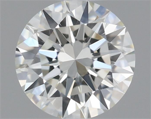 Picture of Natural Diamond 0.41 Carats, Round with Excellent Cut, H Color, VS1 Clarity and Certified by IGI