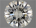 Natural Diamond 3.08 Carats, Round with Excellent Cut, I Color, VVS2 Clarity and Certified by GIA