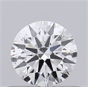 Natural Diamond 0.40 Carats, Round with Excellent Cut, D Color, SI1 Clarity and Certified by GIA