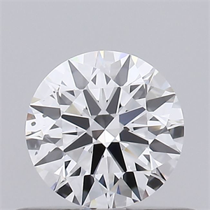 Picture of Natural Diamond 0.40 Carats, Round with Excellent Cut, D Color, SI1 Clarity and Certified by GIA