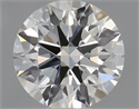 Natural Diamond 0.40 Carats, Round with Excellent Cut, J Color, VS2 Clarity and Certified by GIA