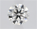 Natural Diamond 0.44 Carats, Round with Excellent Cut, J Color, VS2 Clarity and Certified by GIA