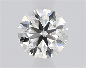 Picture of Natural Diamond 0.44 Carats, Round with Excellent Cut, J Color, VS2 Clarity and Certified by GIA