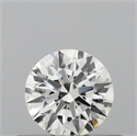 Natural Diamond 0.40 Carats, Round with Excellent Cut, I Color, VS2 Clarity and Certified by GIA