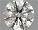 Natural Diamond 0.40 Carats, Round with Excellent Cut, G Color, SI1 Clarity and Certified by IGI