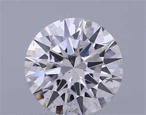 Picture of Natural Diamond 0.41 Carats, Round with Excellent Cut, F Color, SI2 Clarity and Certified by GIA