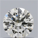 Natural Diamond 0.50 Carats, Round with Excellent Cut, K Color, VS1 Clarity and Certified by GIA