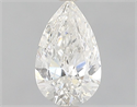 Natural Diamond 1.00 Carats, Pear with  Cut, H Color, I1 Clarity and Certified by GIA