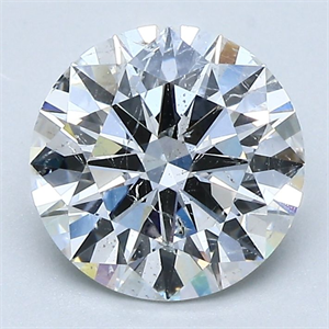 Picture of Natural Diamond 2.06 Carats, Round with Very Good Cut, G Color, SI2 Clarity and Certified by GIA