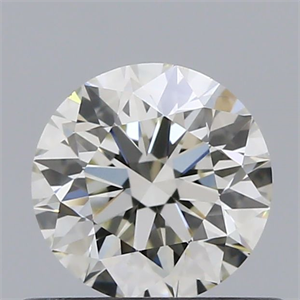 Picture of Natural Diamond 0.51 Carats, Round with Excellent Cut, K Color, SI1 Clarity and Certified by GIA