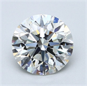 Natural Diamond 1.83 Carats, Round with Excellent Cut, I Color, VVS2 Clarity and Certified by GIA