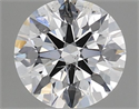 Natural Diamond 0.40 Carats, Round with Excellent Cut, F Color, SI1 Clarity and Certified by GIA