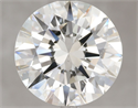 Natural Diamond 4.01 Carats, Round with Excellent Cut, H Color, VS2 Clarity and Certified by GIA