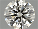 Natural Diamond 0.40 Carats, Round with Excellent Cut, I Color, VS2 Clarity and Certified by IGI