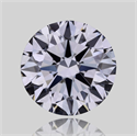 Natural Diamond 1.50 Carats, Round with Excellent Cut, F Color, VVS2 Clarity and Certified by GIA