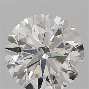 Picture of Natural Diamond 0.56 Carats, Round with Excellent Cut, J Color, VS2 Clarity and Certified by GIA