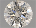 Natural Diamond 0.51 Carats, Round with Excellent Cut, J Color, VS1 Clarity and Certified by IGI