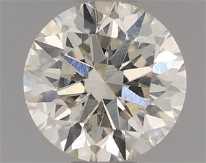 Picture of Natural Diamond 0.51 Carats, Round with Excellent Cut, J Color, VS1 Clarity and Certified by IGI