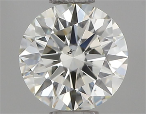 Picture of Natural Diamond 0.50 Carats, Round with Excellent Cut, K Color, VS2 Clarity and Certified by IGI