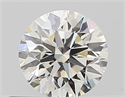 Natural Diamond 0.41 Carats, Round with Excellent Cut, I Color, VVS1 Clarity and Certified by GIA