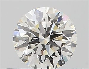 Picture of Natural Diamond 0.41 Carats, Round with Excellent Cut, I Color, VVS1 Clarity and Certified by GIA