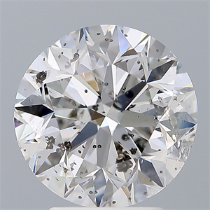 Picture of Natural Diamond 3.00 Carats, Round with Very Good Cut, G Color, I1 Clarity and Certified by GIA