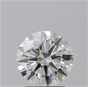 Natural Diamond 2.01 Carats, Round with Excellent Cut, H Color, VS2 Clarity and Certified by GIA