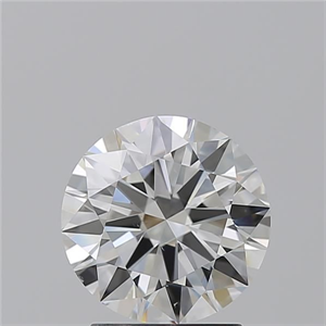 Picture of Natural Diamond 2.01 Carats, Round with Excellent Cut, H Color, VS2 Clarity and Certified by GIA