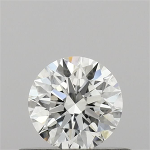 Picture of Natural Diamond 0.40 Carats, Round with Excellent Cut, F Color, VS2 Clarity and Certified by GIA