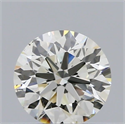 Natural Diamond 0.43 Carats, Round with Excellent Cut, I Color, VS2 Clarity and Certified by IGI