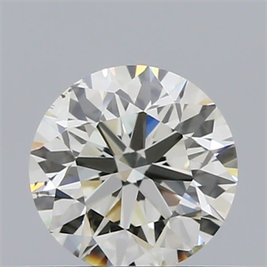 Picture of Natural Diamond 0.43 Carats, Round with Excellent Cut, I Color, VS2 Clarity and Certified by IGI