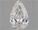 Natural Diamond 0.80 Carats, Pear with  Cut, F Color, SI1 Clarity and Certified by GIA