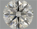 Natural Diamond 0.40 Carats, Round with Excellent Cut, I Color, VS2 Clarity and Certified by IGI