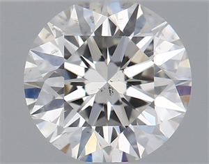 Picture of Natural Diamond 0.41 Carats, Round with Excellent Cut, I Color, SI1 Clarity and Certified by GIA