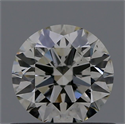 Natural Diamond 0.56 Carats, Round with Excellent Cut, J Color, VS2 Clarity and Certified by GIA