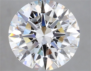 Picture of Natural Diamond 2.51 Carats, Round with Excellent Cut, F Color, VS2 Clarity and Certified by GIA